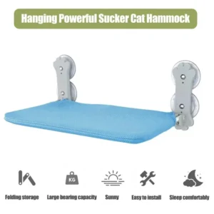 Cat Hammock Foldable Soft Hanging Beds Sunny Seat Window Mount Comfortable Pet Shelf Supplie Toy Washable Cat House Bearing