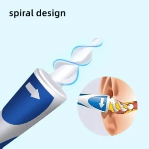 Ear Cleaner Ear Wax Remover Tool Soft Silicone 16 Replacement Tips Spiral Earwax Cleaner Ear Cleaning Health Care Tools Ear pick