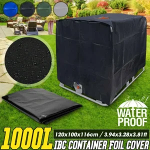 IBC Water Tank Protective Cover 190T IBC Tote Cover Waterproof Garden Water Sunshade Cover Tank Dustproof 1000L Tote Outdoo A0V8