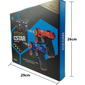 Laser Tag Gun Set Multi-person Battle Party Games Electric Infrared Toy Guns Interactive Teamwork War Game Indoor Outdoor Sports