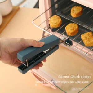 Multi-functional Utensil Clip for Kitchen, Anti-scalding and Non-Slip Dish Clamp with Steam Tool Slot