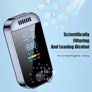 Portable Digital Breath Alcohol Tester Professional Breathalyzer With LCD Display USB Rechargeable Electronic Alcohol Tester